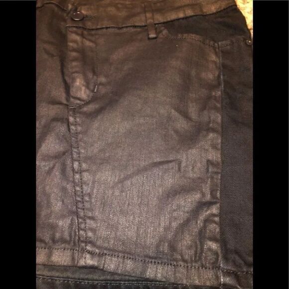 Joe's Jeans Twisted Seam Dark Denim Mini Skirt 27 - Picture 9 of 9